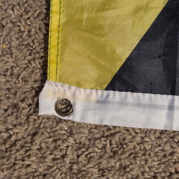 Jamaica National Flag 5x3 FT Black Green Gold Banner with Grommets - Picture 8 of 10